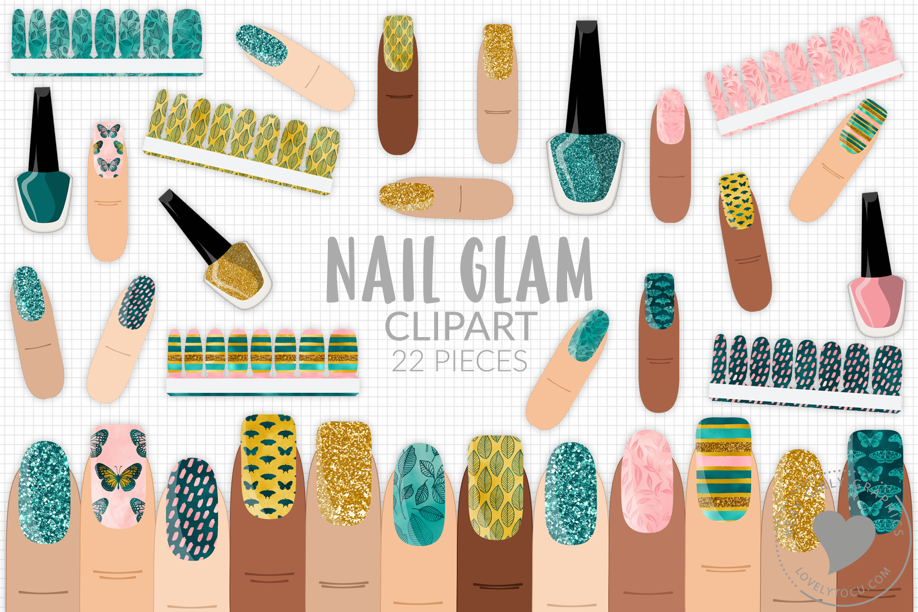 fashion and beauty clipart